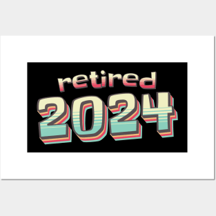 Officially Retired 2024, Funny Retired, Retirement, Retirement Gifts, Retired Est 2024, Retirement Party Posters and Art